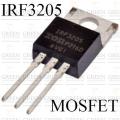 IRF3205 MOSFET IC A High-Quality Class A IRF 3205 N Channel Power MOSFET 3 Pin Transistor IC for Various Applications - Easy To Use. 