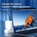 Thunderbolt 4 USB4.0 ELbow Display Cable 40Gbps Type C to C Cable PD240W Blazing-Fast Charging Cable 8K@60Hz for MacBook iPad.