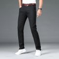 Autumn Lyocell Men's Pants Business Trousers Male Fashion Sky Blue Khaki Straight Casual Pants Man Clothing Plus Size 30-40. 