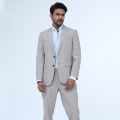 Slim Fit Casual Blazer for Men - Ash. 