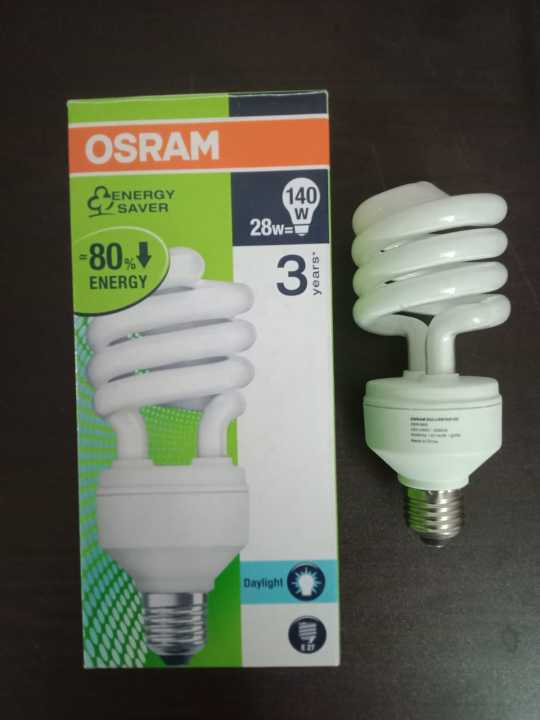 OSRAM%2028W%20Energy%20Saving%20Lamp%20E27%20Day%20Light/6500k%201700lm,%20Made%20in%20China%20-%20Image%203