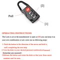 Tigernu Anti-theft Padlock Password Lock Backpack Luggage Code Lock. 