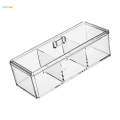 Clear Organizer Desk Makeup Holder Storage Organizer Box Storage Bins for Crafts Dresser.