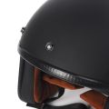 Motorcycle Helmet Vintage Harley 3/4 without Visor Lens (Black L).