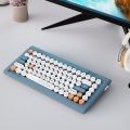 Bluetooth three-mode keyboard, wireless tablet keyboard, mechanical feel, silent office computer, high-value gaming keyboard. 