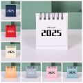 Style Coil Standing Flip Desktop Calendar Agenda Organizer Schedule Planner 2024 2025 Calendar Yearly Agenda Paper Mini Desk Calendar Office. 