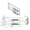 Dual 2.5inch Hard Drive Backplane NAS Chassis Adapter Plate Large 4D Power Supply Storage Server Backplane.