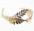 Baroque Golden Leaf Crown Headpiece European and American Golden Leaf Headpiece Hair Ornament Metal Mori Female Personality Hair Crown. 