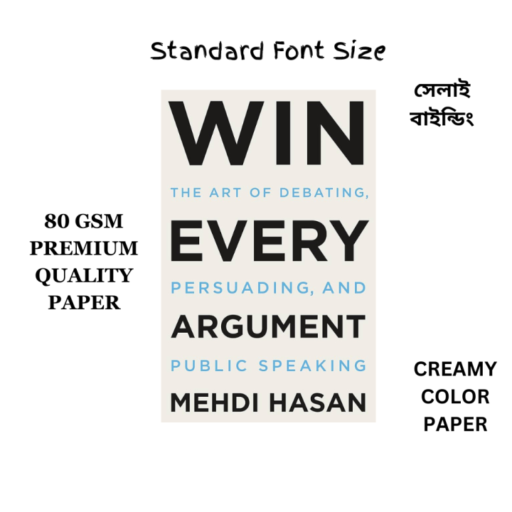 Win Every Argument: The Art of Debating, Persuading, and Public Speaking by Mehdi Hasan - Paperback
