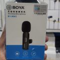 BOYA BY-MW3 Wireless Lavalier Microphone for iPhone iPad 8-Hour Battery 65ft Range.