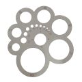Leather Cutting Tool Corner Template for Leathercraft DIY Craft.