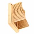 Bread Loaf Slicing Guide Bamboo Bread Slicing Guide Space Saving for Kitchen. 