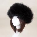 Hot Winter Thick Furry Hairband Fluffy Russian Faux Fur Women Girl Fur Headband Hat Winter Outdoor Earwarmer Ski Hats new. 