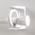 4Pcs Curtain Rod Holder Clamp Hooks.
