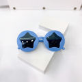 Candy colors Star sunglasses Trendy Boys and girls UV400 protection Candy color sunglasses Children Cute UV400 protection sunglasses for Outdoor activities Beach wear Summer vacations Kids fashion Eye.