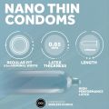 EXS Nano Thin Condom for Men | Single 3pcs Pack | UK. 