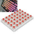 Mechanical Keyboard Switch, 35 Pieces Plastic Red Switch for Mechanical Keyboards. 
