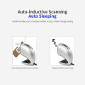 HXSJ Barcode Scanner Usb Versatile Scanning Code Qr Code 1D&2D Code Reader For Supermarkets/Stores (Silver).