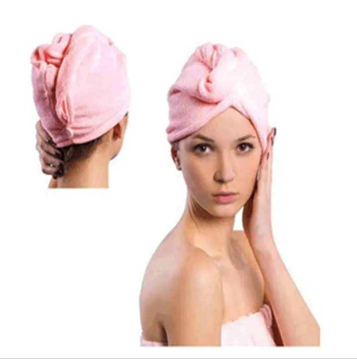 Girl's%20Hair%20Drying%20Towel%20Cap%20-%20Image%204
