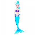 Flash LED light swimming mermaid princess doll kids girl play house toy gift. 