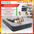 INTEX 67766 0.99M DURA-BEAM Deluxe Fiber-Tech Technology 33CM Extra Thick Inflatable Air Bed.