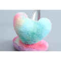 Plush Gradient Color Heart-Shaped Plush Earflap Earmuffs Warm Soft Heart-Shaped Plush Earflap Earmuffs Heart-Shaped Gradient.