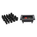 BRADOO- 1 Pcs 90X78Mm Square Binding Post Type Speaker Box & 24 Pcs Adjustable 3.5 - 13Mm Cable Gland Joints.