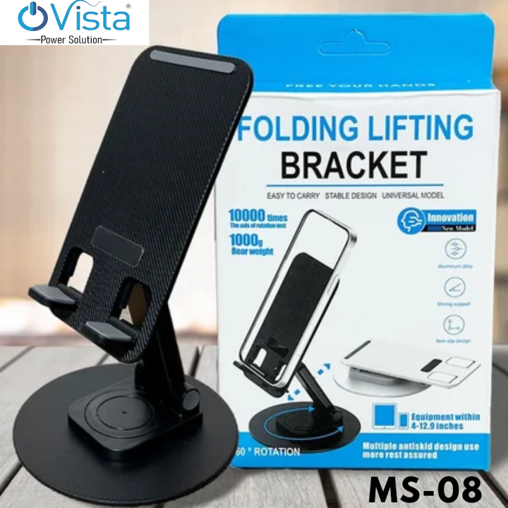 T701-Mobile%20stand%20A%20Folding%20Lifting%20Bracket--360%C2%B0%20Rotatable%20Foldable%20Phone%20Holder%20Carbon%20Steel%20plate%20By%20Clean%20Tech%20-%20Image%202