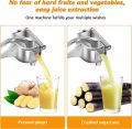 Fruit Press Aluminum Alloy Manual Juicer – Heavy-Duty Handheld Extractor. 