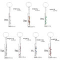 Anime Demon Slayer Katana Keychain Tanjiro Inosuke Agatsuma Zenitsu Key Ring Manga Fans Souvenir Collect Men Women Gift. 