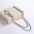 Trouser Chain Waist Belt Chain Key Metal Chain For Belts Pants Keyring HipHop Punk Jewelry.