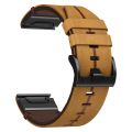 26mm Leather Texture Watch Band For Garmin D2 Charlie. 