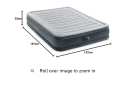 Intex 18 Inflatable Elevated Air Mattress Bed w/Built In Pumper. 