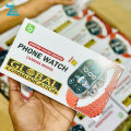 BW9-SMARTWATCH WITH SIM SUPPORTED, CAMERA 2.2" HD DISPLAY, FULL TOUCH SCREEN WITH ONE STRAP AND WIRELESS CHARGER..