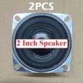 2Pcs - 2 Inche Speaker Audio 4 Ohm 3W Speaker Subwoofer Amplifier Speakers 2 Inch Speaker For Audio Amplifier 4 Ohm Speakers. 