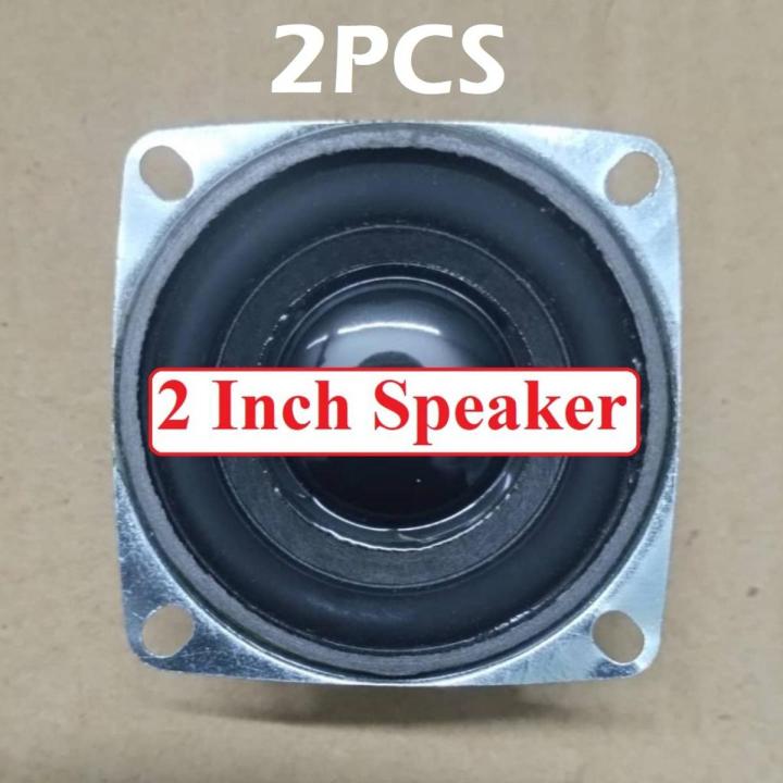 2Pcs - 2 Inche Speaker Audio 4 Ohm 3W Speaker Subwoofer Amplifier Speakers 2 Inch Speaker For Audio Amplifier 4 Ohm Speakers