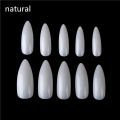 100Pcs/box Long False Nails Full Cover Almond Shape Stiletto Fake Nails Art Tips Acrylic Manicure 10 Sizes Nail. 