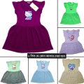 1 Piece 1-6 years baby girls frock without pant. Girls Baby Dress for Summer Collection. 