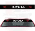 Car Logo Front Rear Windshield Sticker Sunshade Banner Decal Exterior Accessories For Toyota. 