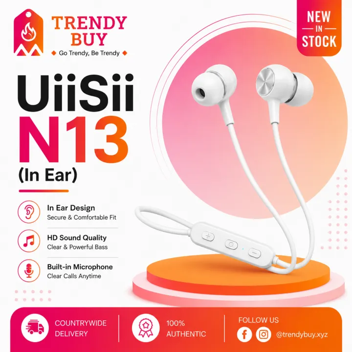 UiiSii%20N13%20Half%20In%20Ear%20New%20Version%20and%20In%20Ear%20Version%20Neckband%20Bluetooth%20Earphone-%20Headphone%20-%20Image%202