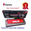 Ramsta DDR4 8GB 2666MHz DESKTOP Heatsink RAM With 03 Year Warranty. 