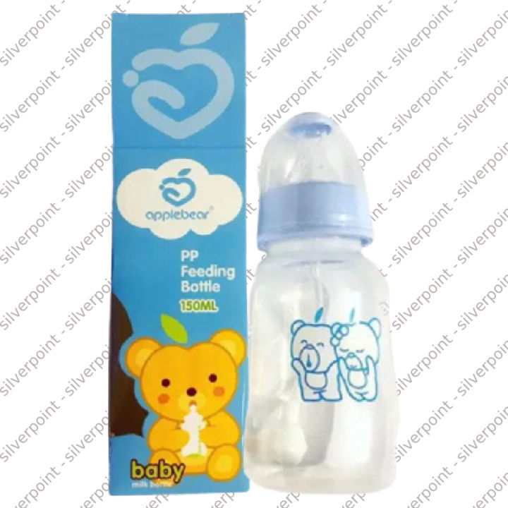 Apple Bear Baby Feeder Plastic 150ml Capacity BPA-Free Easy to