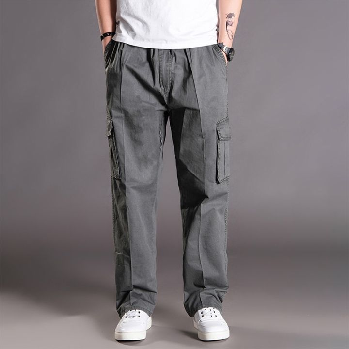Thoshine%20Brand%20Spring%20Autumn%20Men%20Casual%20Cargo%20Pants%2095%25%20Cotton%20Multiple%20ckets%20Male%20Thin%20Trousers%20Loose%20Plus%20Size%20Oversize%20-%20Image%203