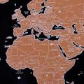 Scratch Off Interactive Map Holiday Decoration Travel. 
