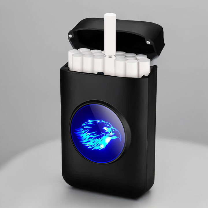 Ciga - Rette Case Recharged With Usb Electric Lighter Resin Metal Ciga - Rette Box Coil Lighter Toba - Cco Holder Mengmift