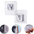 10Pair Double Sided Wall Adhesive Hook Socket Holder Cable Storage Plug. 