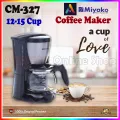 Miyako Electric Coffee Maker 12-15 Cup Capacity CM 327. 