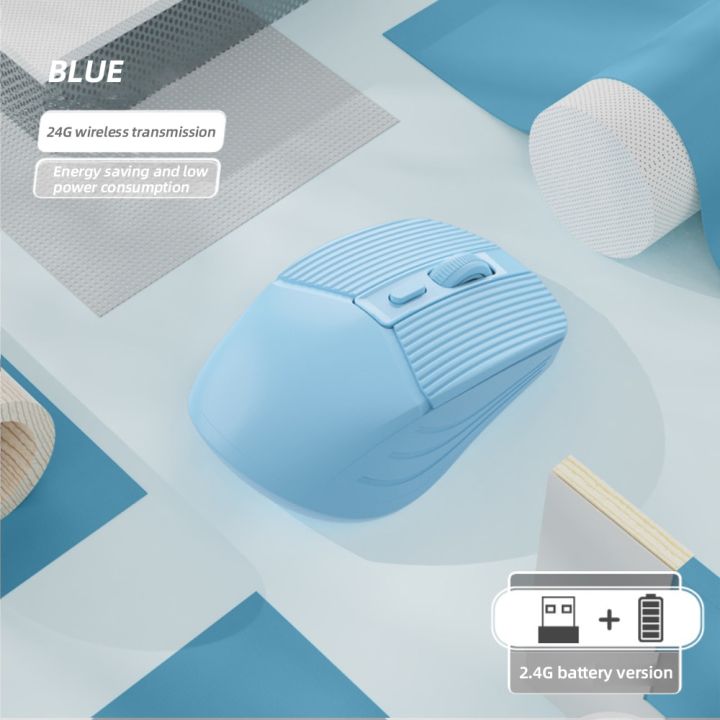 HXSJ Tablet Laptop Mice White Wir-eless Mouse Portable Pc Mouse
