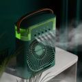 Air Cooler Fan 3 in 1 Mini Portable Fan Humidifier with 4 Colors LED Light Air Cooler 600ml Water Tank Air Cooling FanThis is NOT a rechargeable fan. 