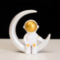 1pc Resin Astronaut Figure Statue Figurine Spaceman Sculpture Educational Toys Desktop Home Decoration Astronaut Model Kids Gift. 